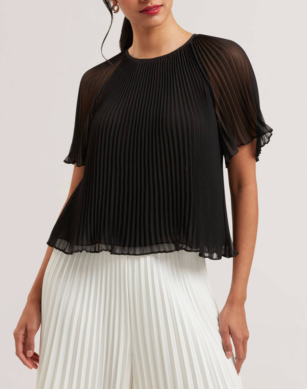 Camicetta Agara di Ted Baker: Nero