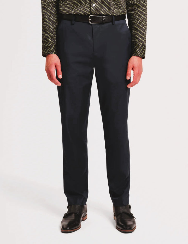 Παντελόνι Ted Baker Saisont Slim από μείγμα μαλλιού με ελαστικότητα