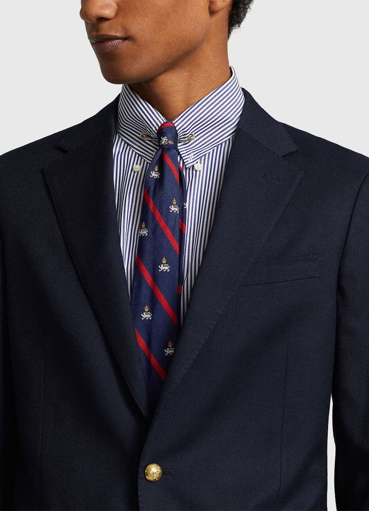 Veste en gabardine de laine à simple boutonnage Ralph: Bleu marine – autre vue