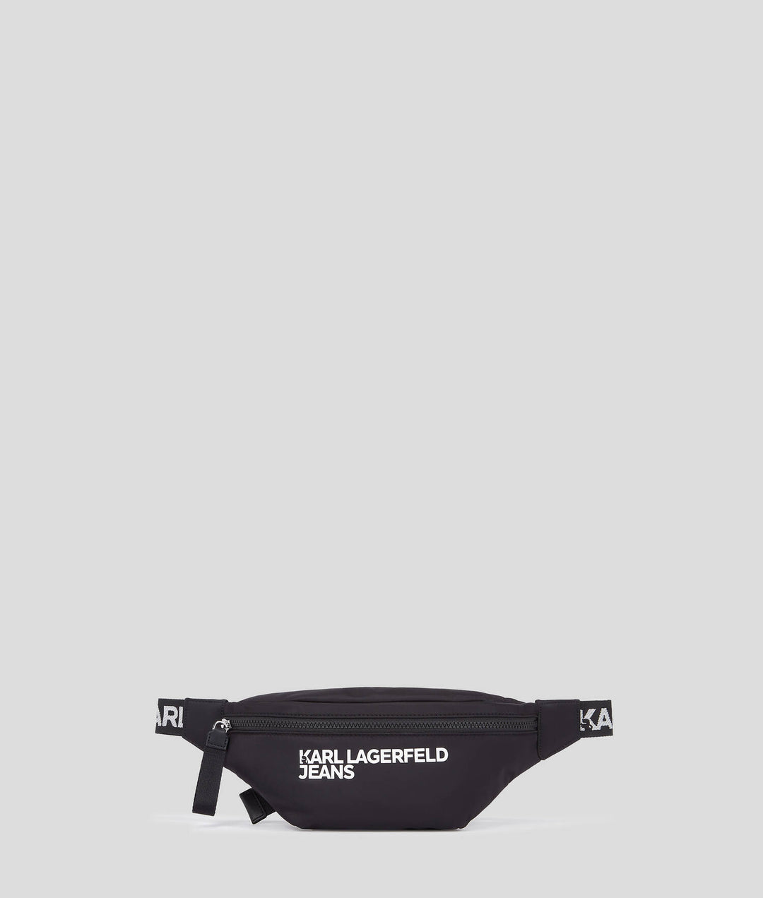 Karl Lagerfeld men's Box Logo Bumbag in Black