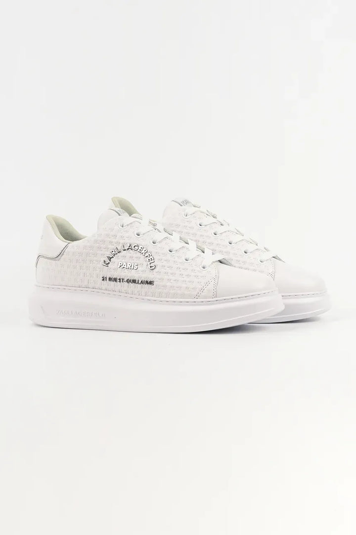 Scarpe Sportive da uomo Karl Lagerfeld Kapri Microgram: Bianco – vista alternativa
