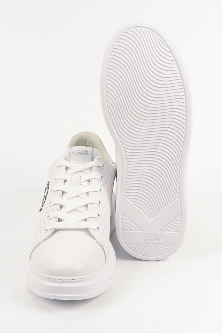 Scarpe Sportive da uomo Karl Lagerfeld Kapri Microgram: Bianco – vista alternativa