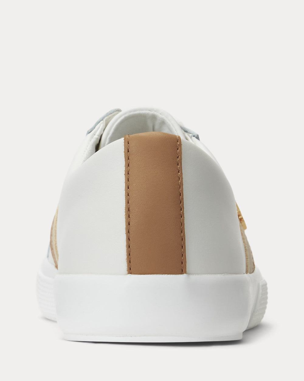 Lauren Ralph Lauren Janson II Leder-Sneaker: Snow White – alternative Ansicht