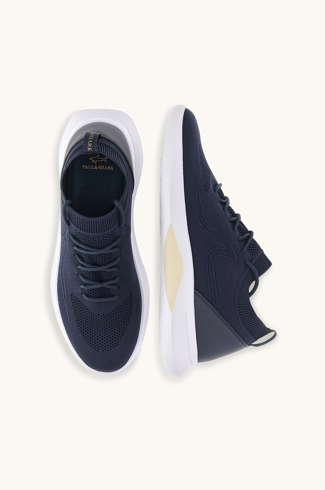 Baskets sans lacets Aqua de Paul &amp; Shark: Bleu marine – autre vue