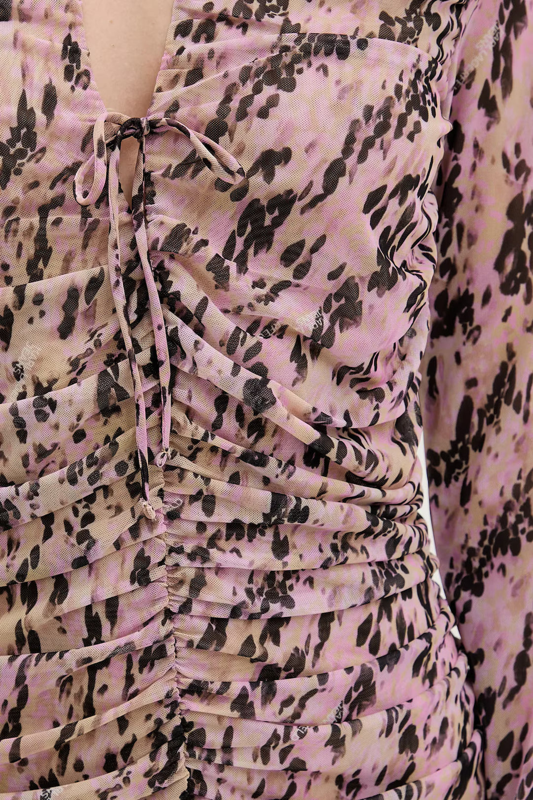 Karl Lagerfeld Mesh-Kleid mit Tiermotiv: Artistic Animal – alternative Ansicht