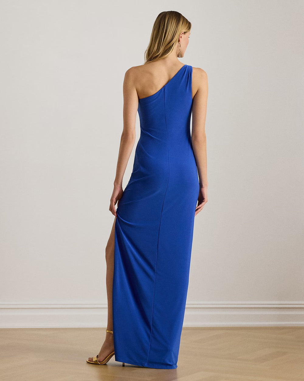 Robe asymétrique en jersey Lauren Ralph Lauren: Cruise Royal – autre vue