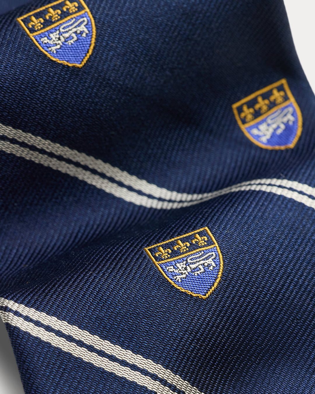 Γραβάτα Club από ριγέ μετάξι Ralph Lauren: Μπλε ναυτικό – εναλλακτική όψη