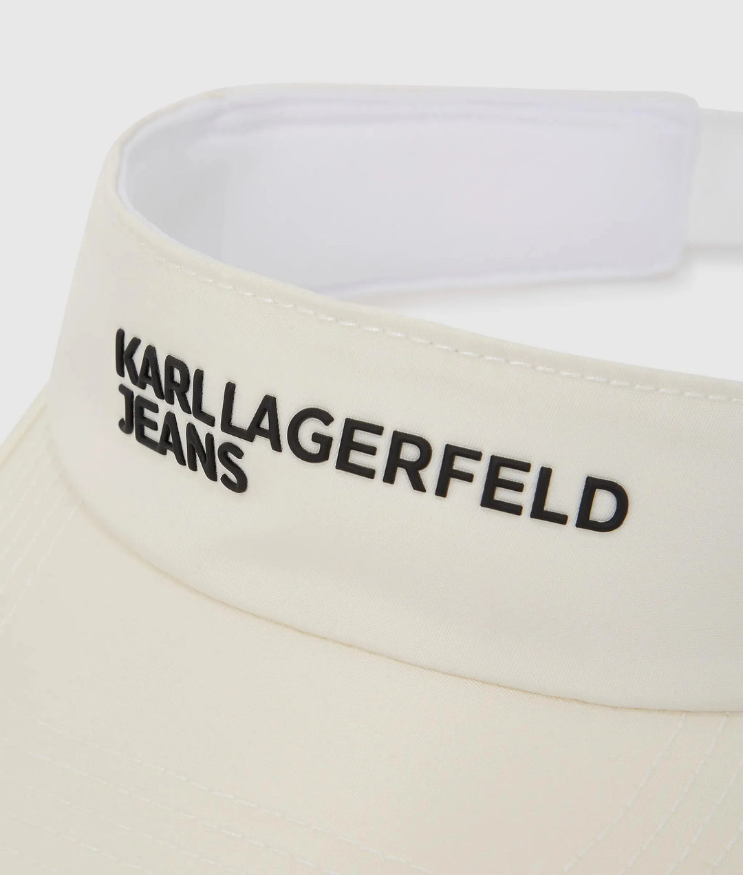 Κάππα με λογότυπο από νάιλον Karl Lagerfeld: Λευκό – εναλλακτική όψη