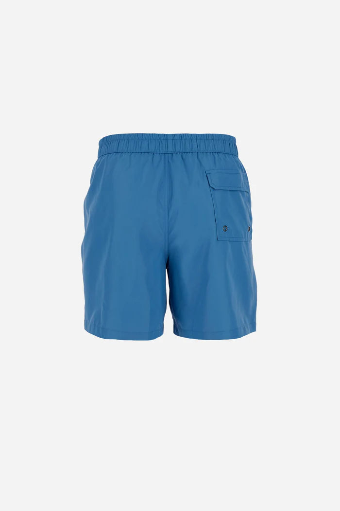 La Martina Men’s Solid Nylon Swim Shorts | Riviera Blue