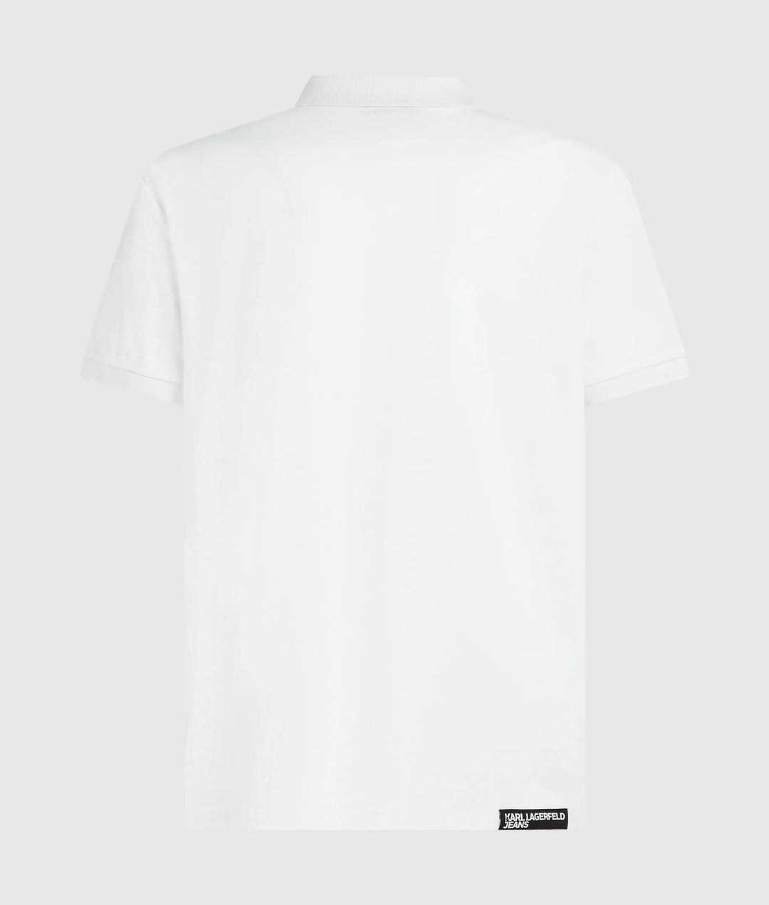 Polo de hombre con el logotipo de Karl Lagerfeld: Blanco – vista alternativa