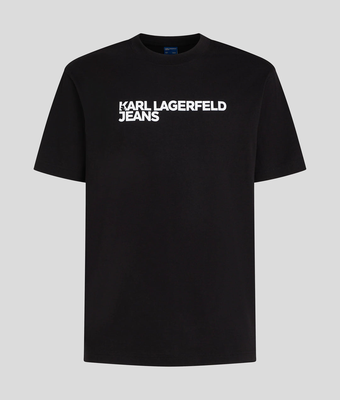 Camiseta de hombre con el logotipo clásico de Karl Lagerfeld: Negra – vista alternativa