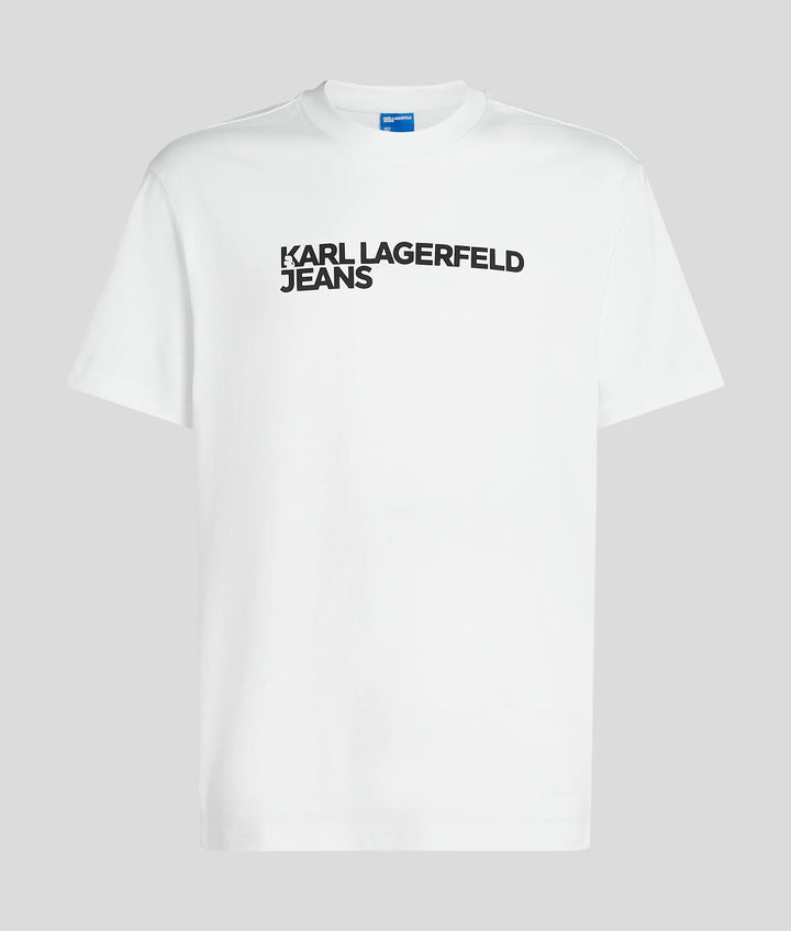 Camiseta de hombre con el logotipo clásico de Karl: Blanca – vista alternativa