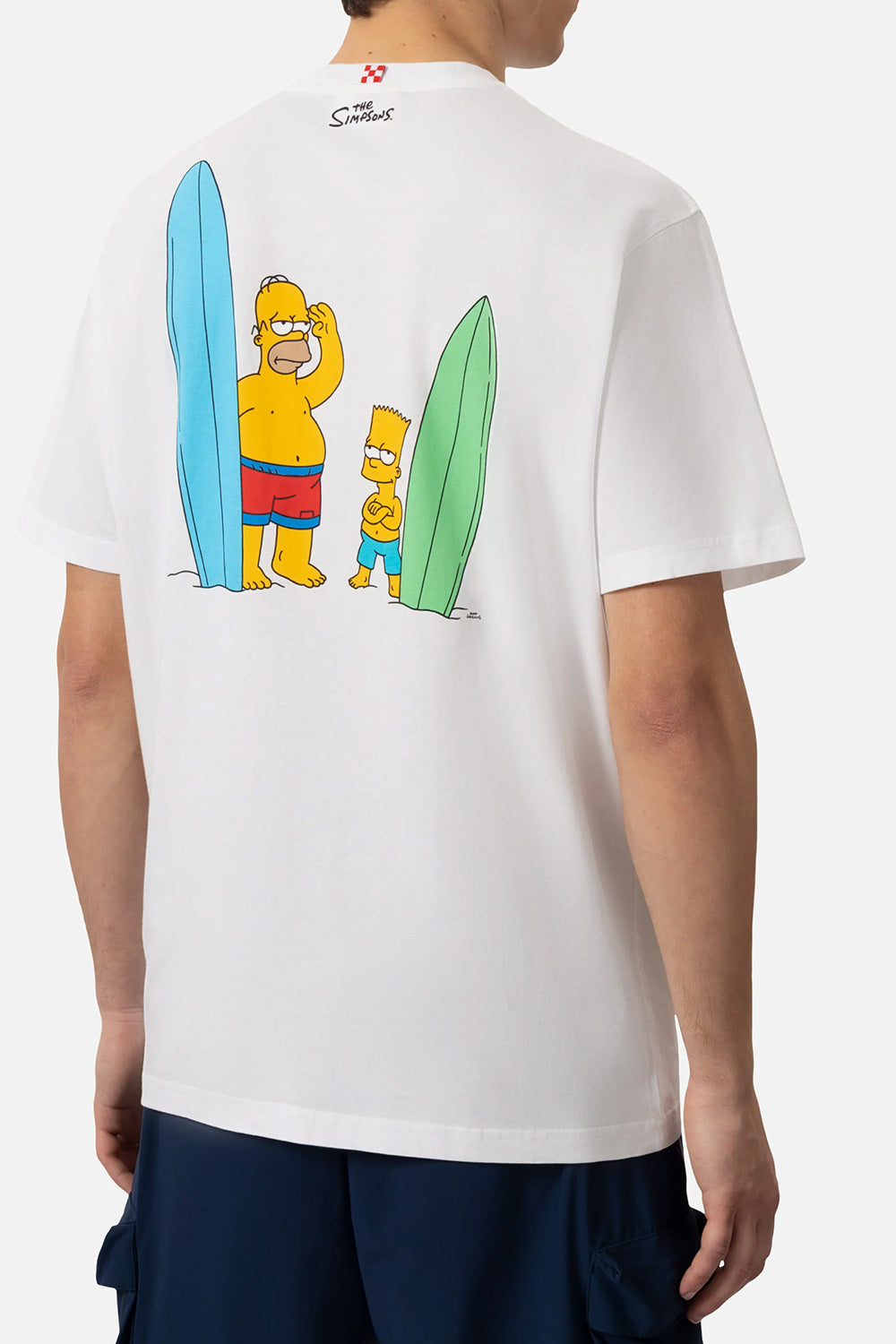 MC2 Saint Barth Homer Bart μπλούζα: Λευκό – εναλλακτική όψη