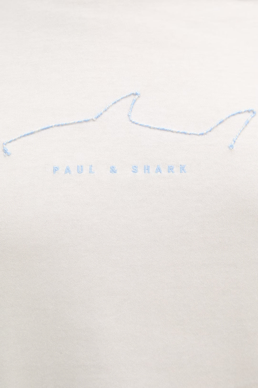 T-shirt en jersey de coton léger Paul &amp; Shark: Blanc – autre vue