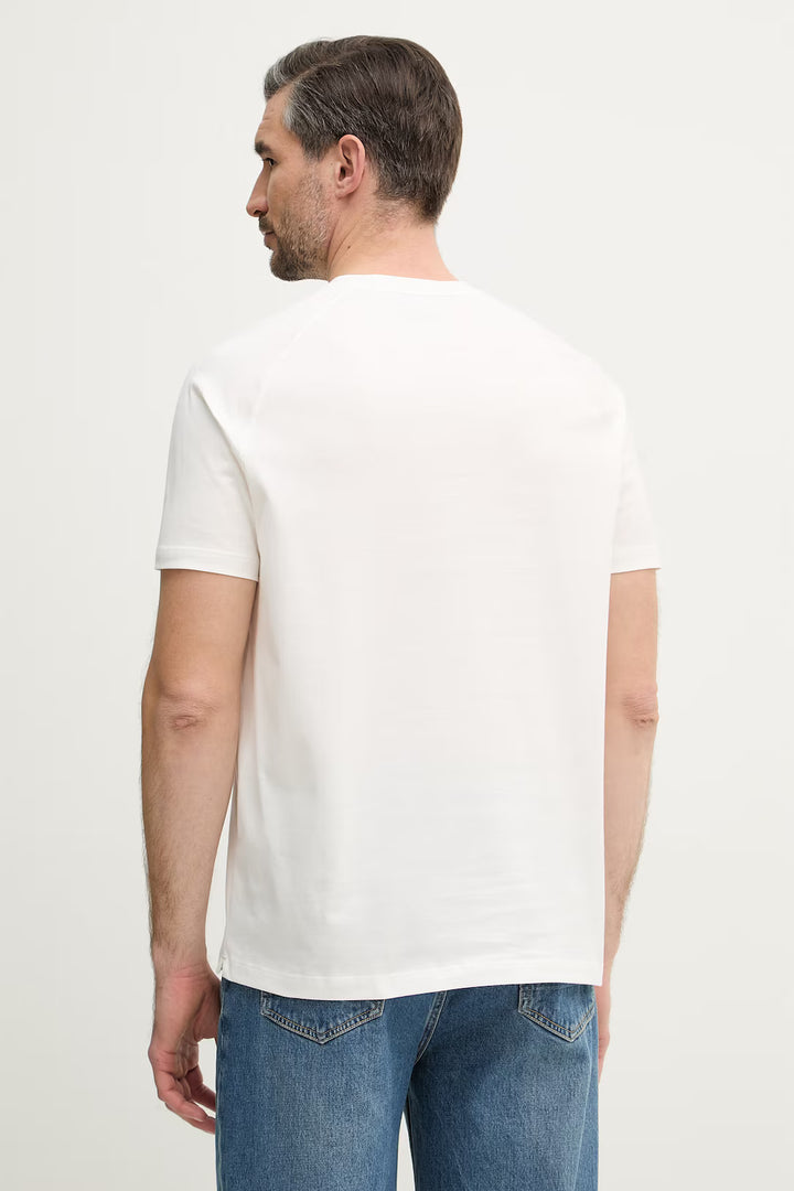 T-shirt en jersey de coton léger Paul &amp; Shark: Blanc – autre vue