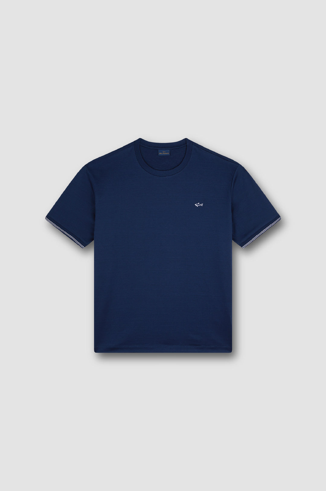 Paul &amp; Shark T-Shirt aus doppelt merzerisierter: Marineblau – alternative Ansicht