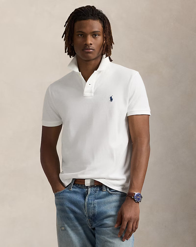 Ralph Lauren: l'iconica polo in rete: Bianca