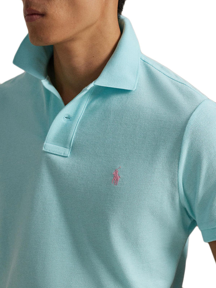 Ralph Lauren 经典网眼Polo衫，New Aqua – 其他角度