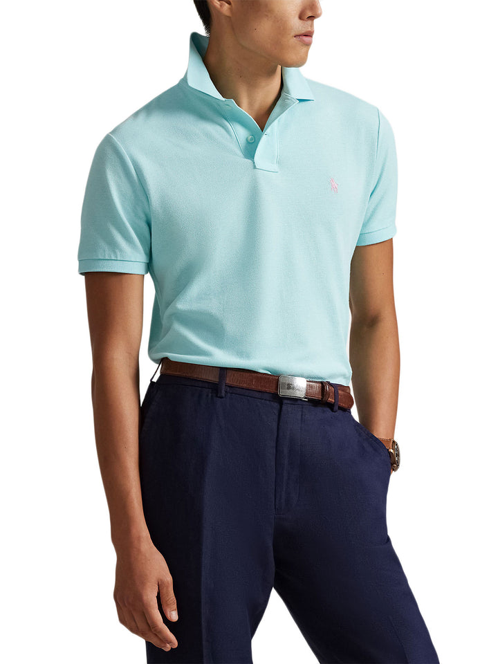 Ralph Lauren 经典网眼Polo衫，New Aqua – 其他角度