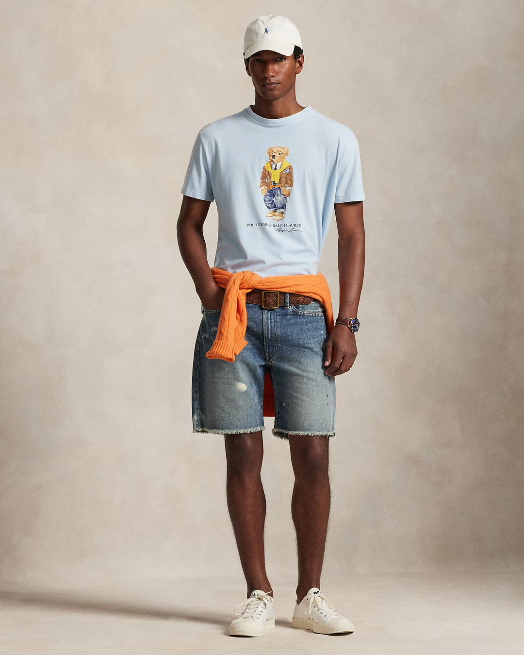 Custom Slim Γραμμή Polo Bear Jersey μπλούζα: Southport Blue – εναλλακτική όψη