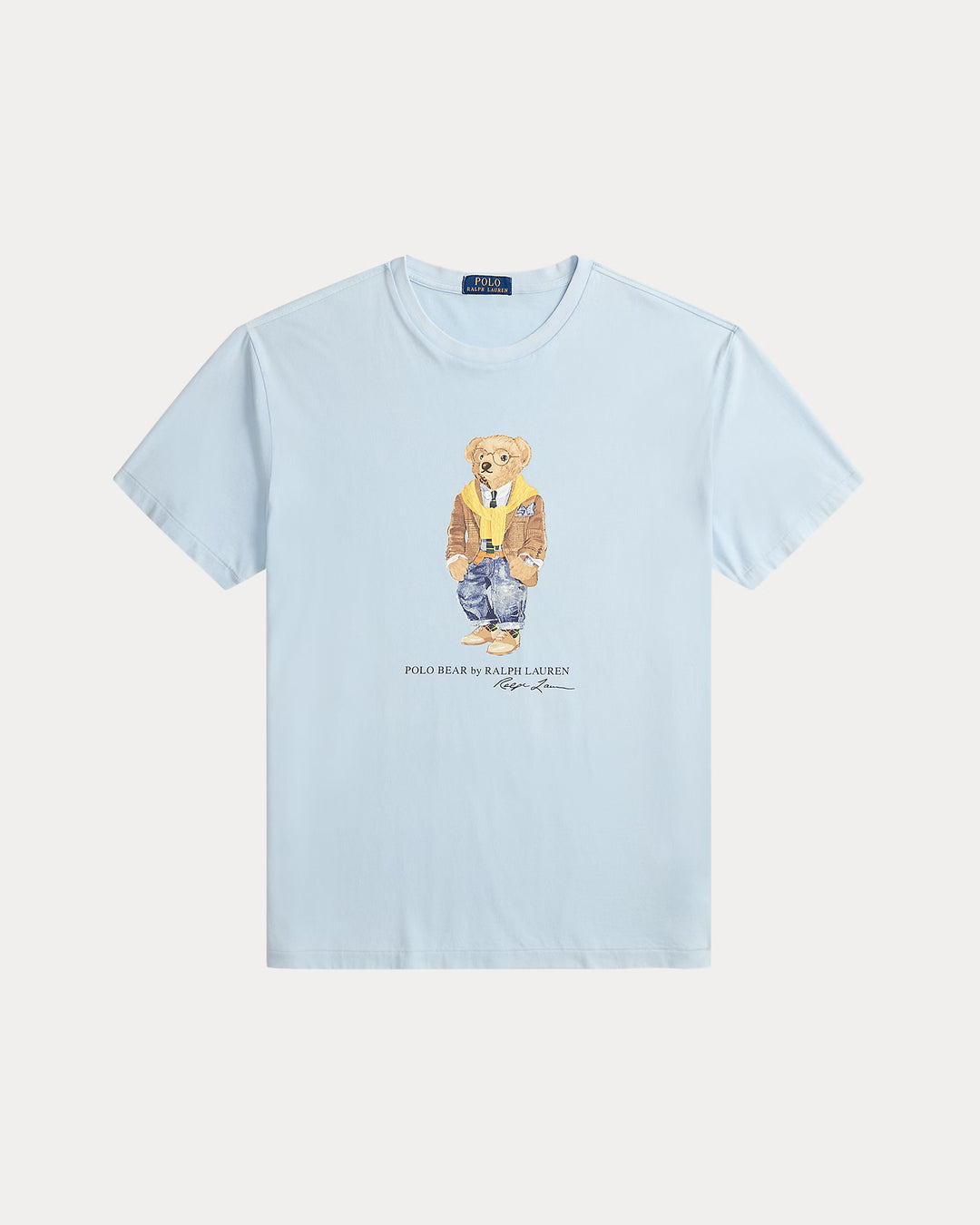 Custom Slim Γραμμή Polo Bear Jersey μπλούζα: Southport Blue – φωτογραφία lifestyle