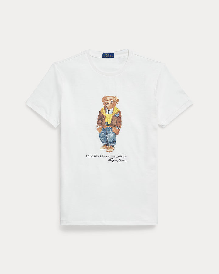 拉尔夫·劳伦Custom Slim FitPolo熊印花针织T恤 Polo Bear，Nevis – 场景图
