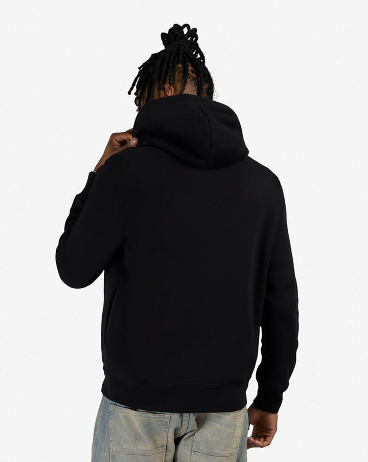 拉夫·劳伦 Polo Bear 抓绒连帽衫，黑色 – 其他角度