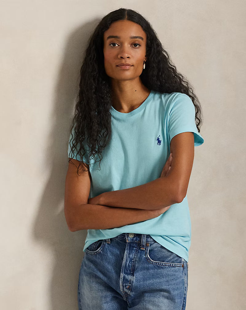 Γυναικείο μπλουζάκι με στρογγυλό λαιμό Ralph Lauren: Turquoise Nova – εναλλακτική όψη