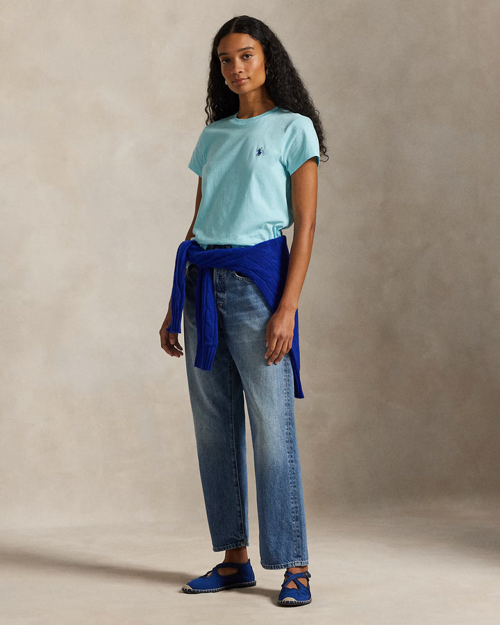 Γυναικείο μπλουζάκι με στρογγυλό λαιμό Ralph Lauren: Turquoise Nova – εναλλακτική όψη