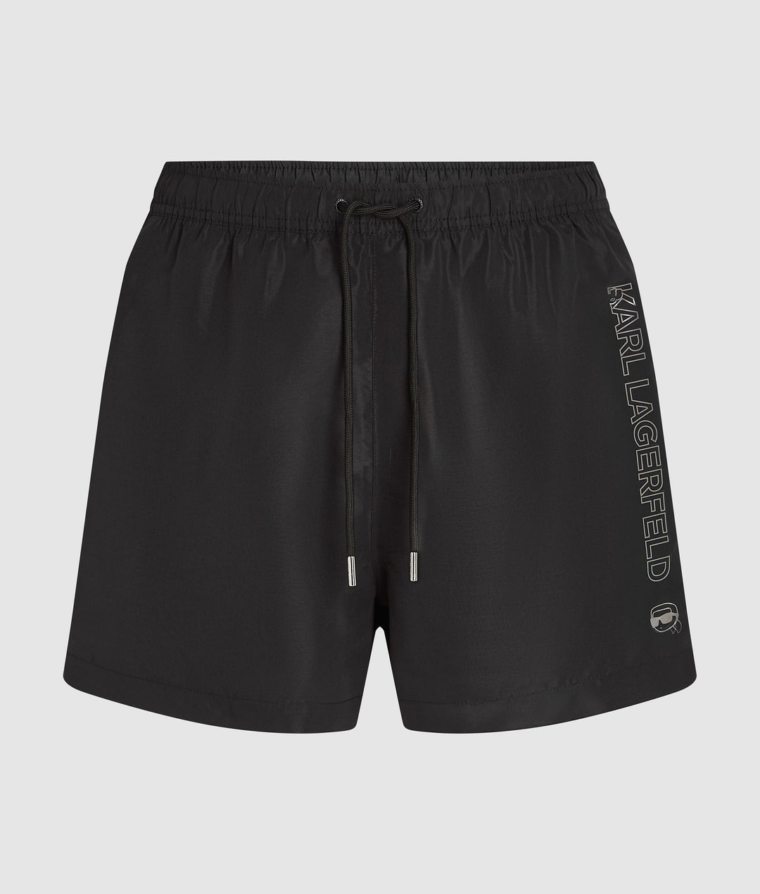 Karl Lagerfeld Ikon Metallic Boardshorts: Schwarz – alternative Ansicht