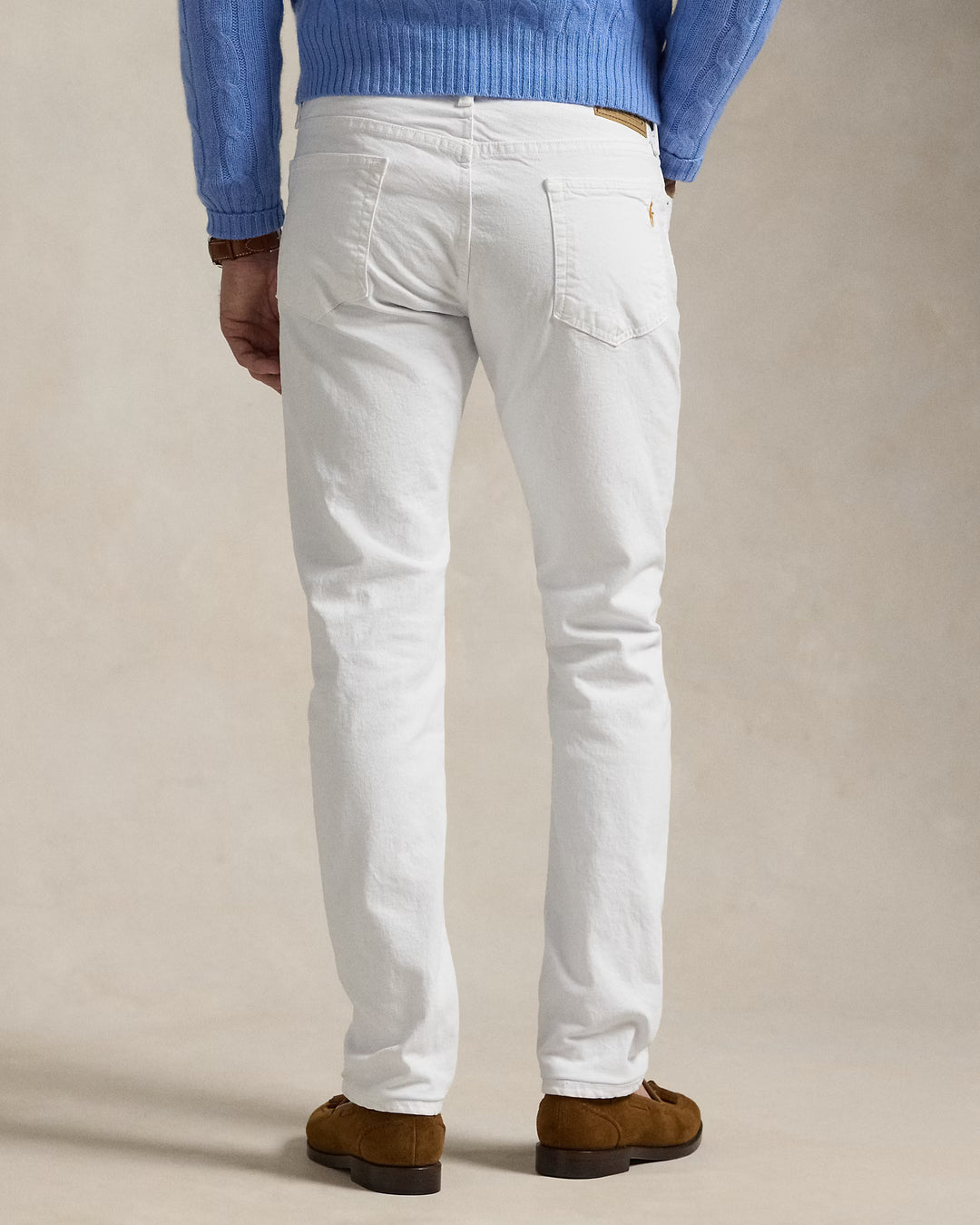 Τζιν Ralph Lauren Sullivan Slim με Polo Pony: Λευκό – εναλλακτική όψη