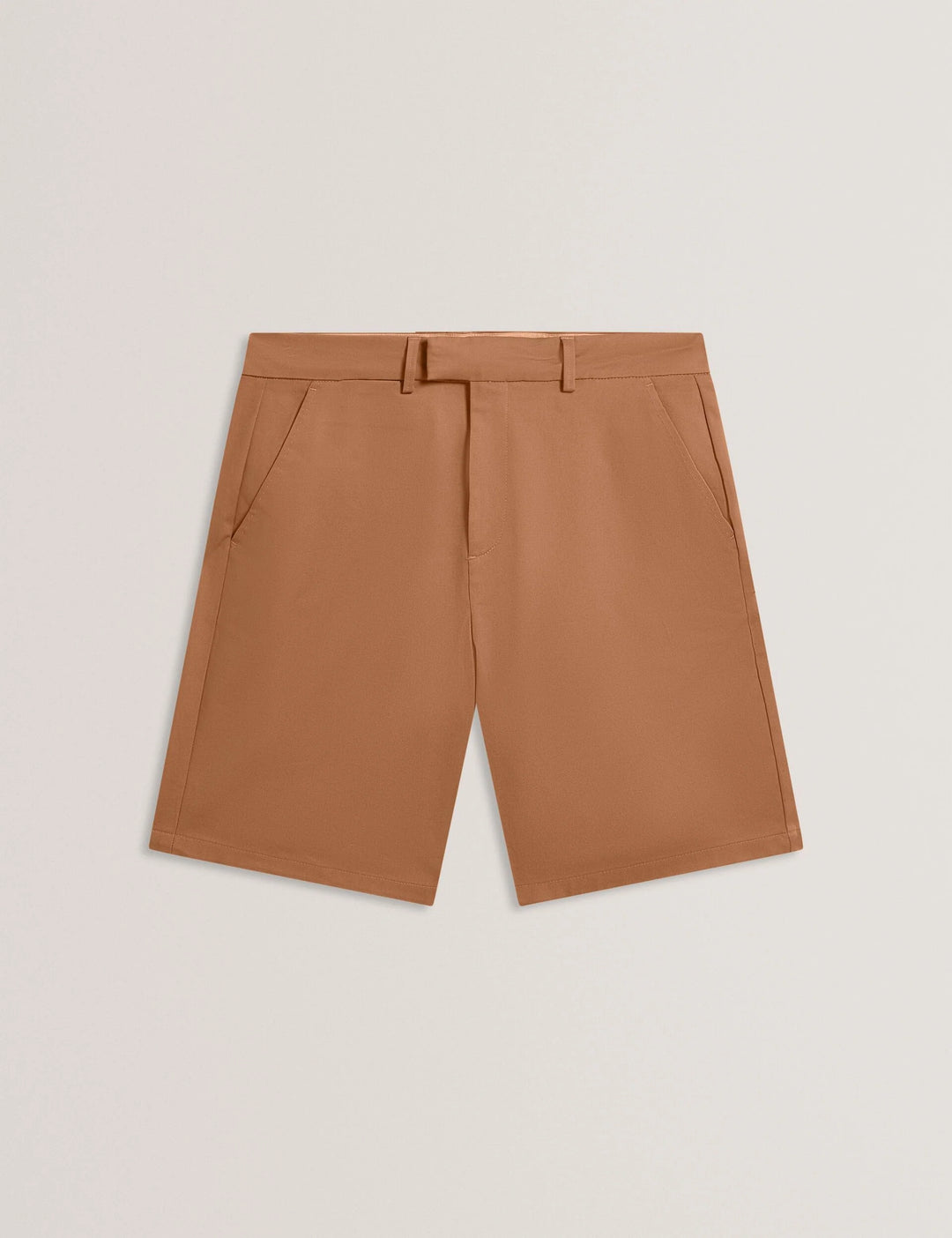 Σορτς Ted Baker Loweton από ελαστικό βαμβακερό ύφασμα με: Μπεζ – εναλλακτική όψη
