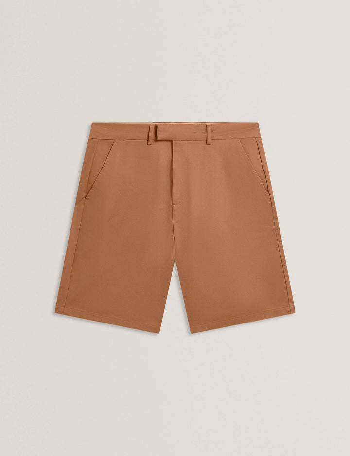 Σορτς Ted Baker Loweton από ελαστικό βαμβακερό ύφασμα με: Μπεζ – εναλλακτική όψη