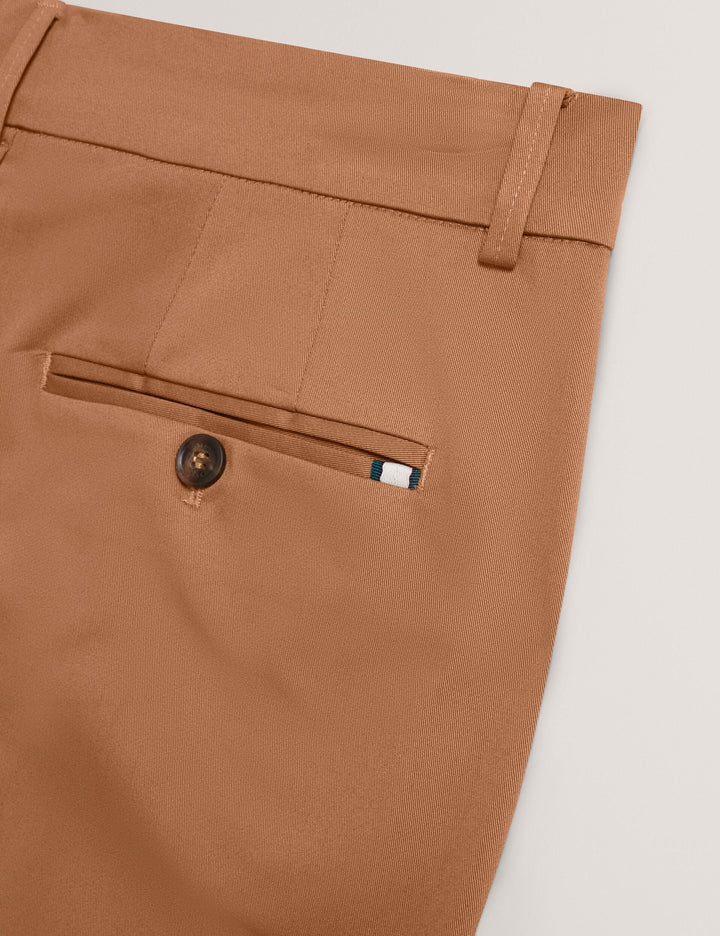 Σορτς Ted Baker Loweton από ελαστικό βαμβακερό ύφασμα με: Μπεζ – εναλλακτική όψη