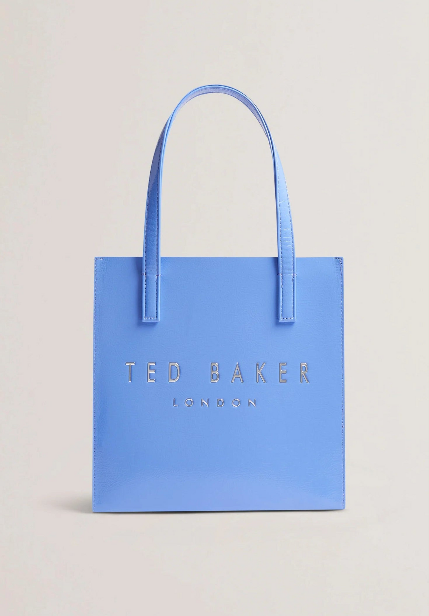 Ted Baker Crinkon Large Crinkle Texture Icon Bag | Mid Blue