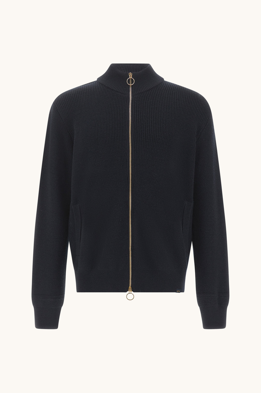Paul &amp; Shark Tech-Wool Strickjacke mit Reißverschluss: Navy – alternative Ansicht