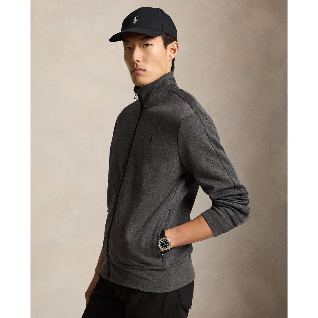 Ralph Lauren Giacca sportiva leggera in doppia maglia – Grigio Windsor, vista 1