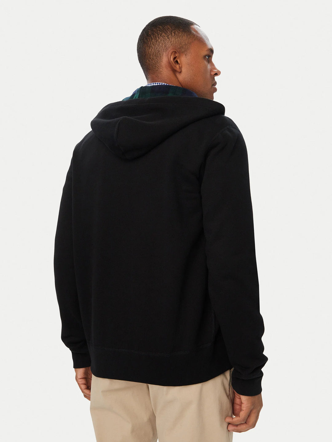 Ralph Lauren Sweat à capuche zippé en double maille | Noir/Or – vue du produit 06