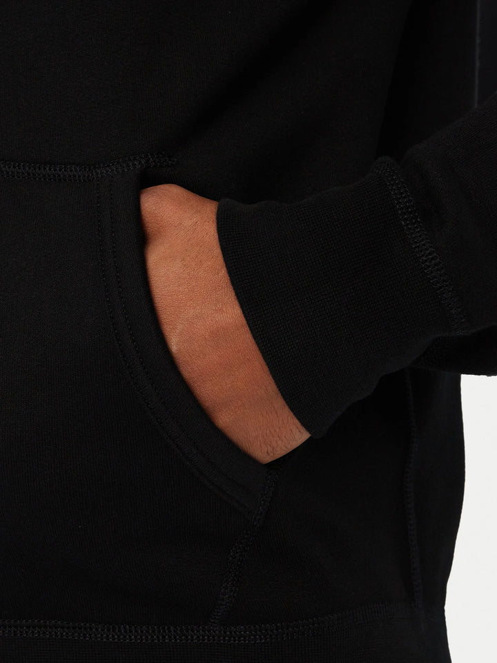 Ralph Lauren Sweat à capuche zippé en double maille | Noir/Or – vue du produit 07