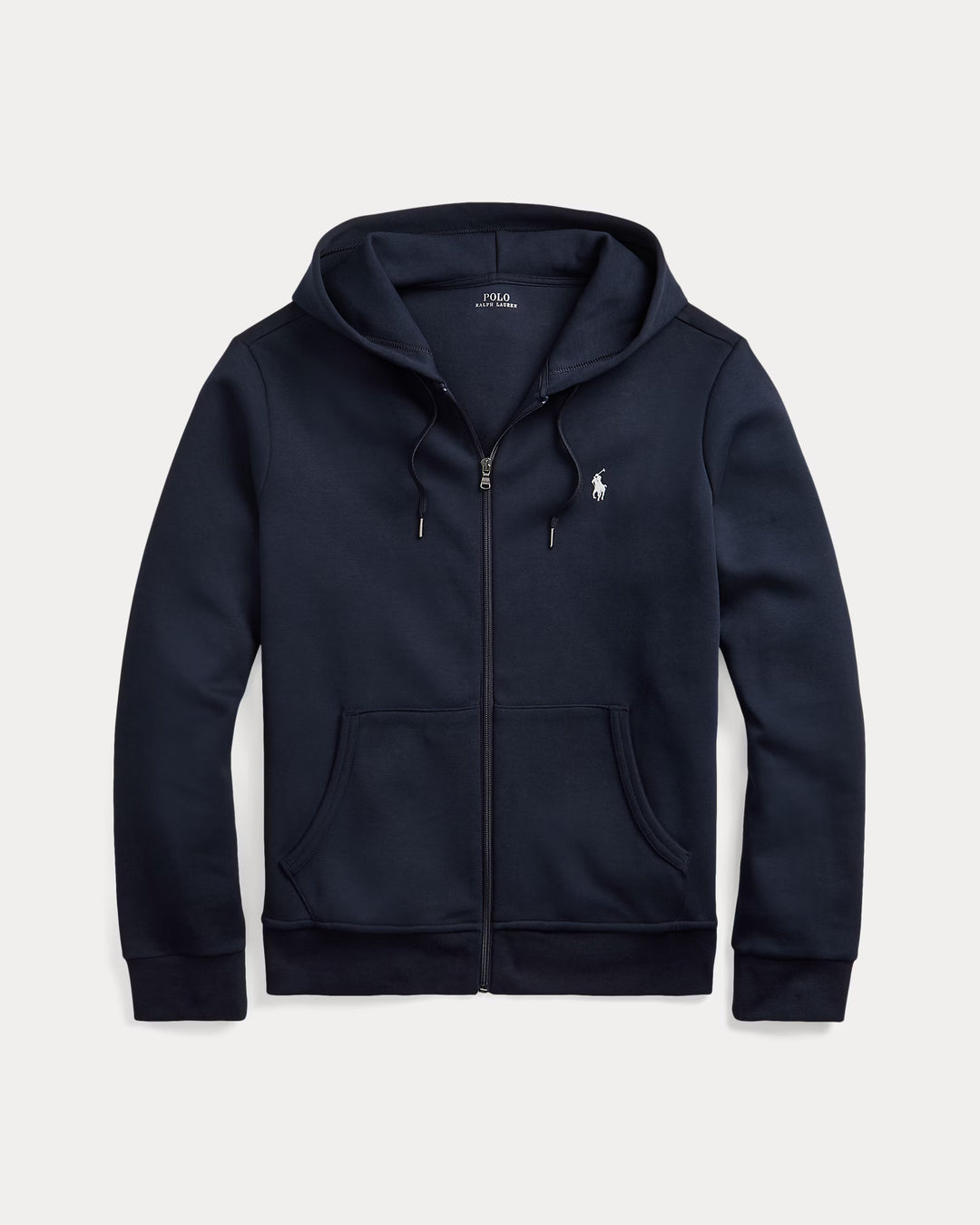 Ralph Lauren Sweat à capuche zippé en double maille | Bleu marine Aviator – vue du produit 04
