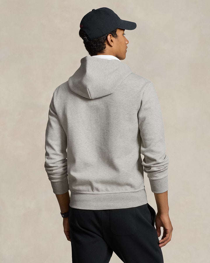 Ralph Lauren Double-Knit Full-Zip Hoodie in Grey – product view 02