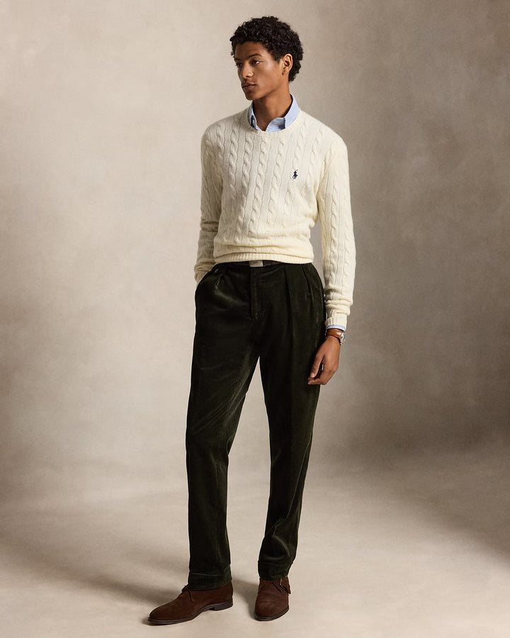 Ralph Lauren Cable-Knit Wool-Cashmere Jumper in Cream – product view 06
