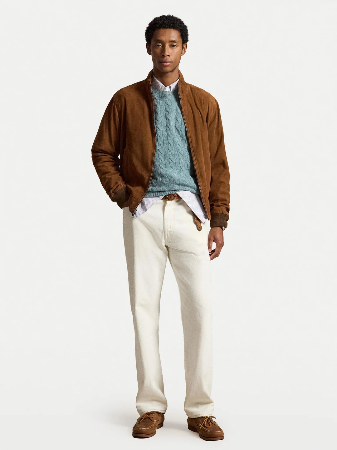 Ralph Lauren Cable-Knit Wool-Cashmere Jumper in Turquoise – product view 04