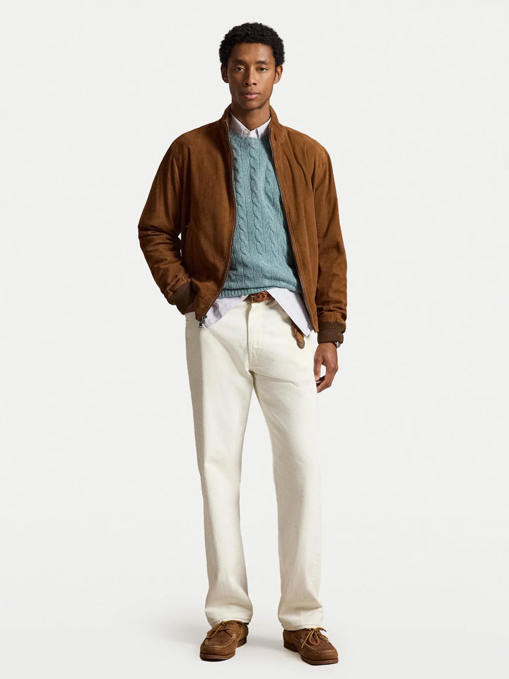 Ralph Lauren Cable-Knit Wool-Cashmere Jumper in Turquoise – product view 04
