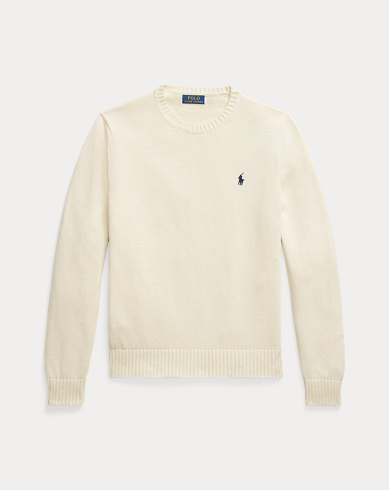 圆领棉质针织衫 Ralph Lauren | Andover Cream, 视图 1