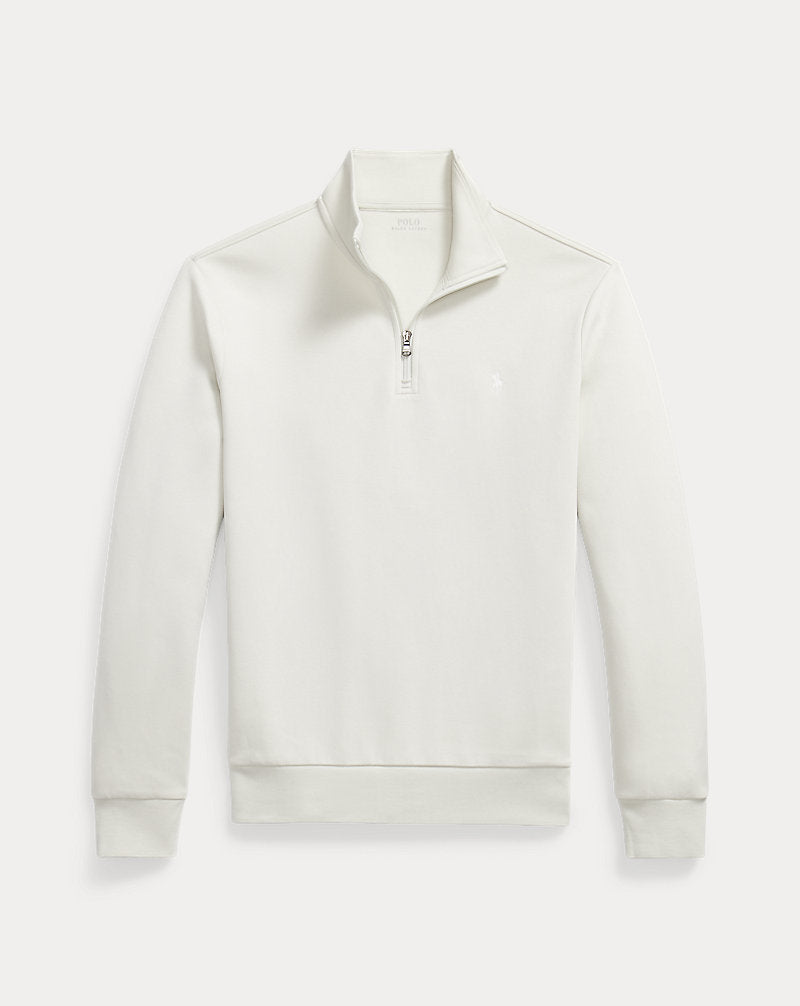 Φούτερ Διπλής Πλέξης με Φερμουάρ 1/4 Ralph Lauren | Stone Pebble, όψη 1