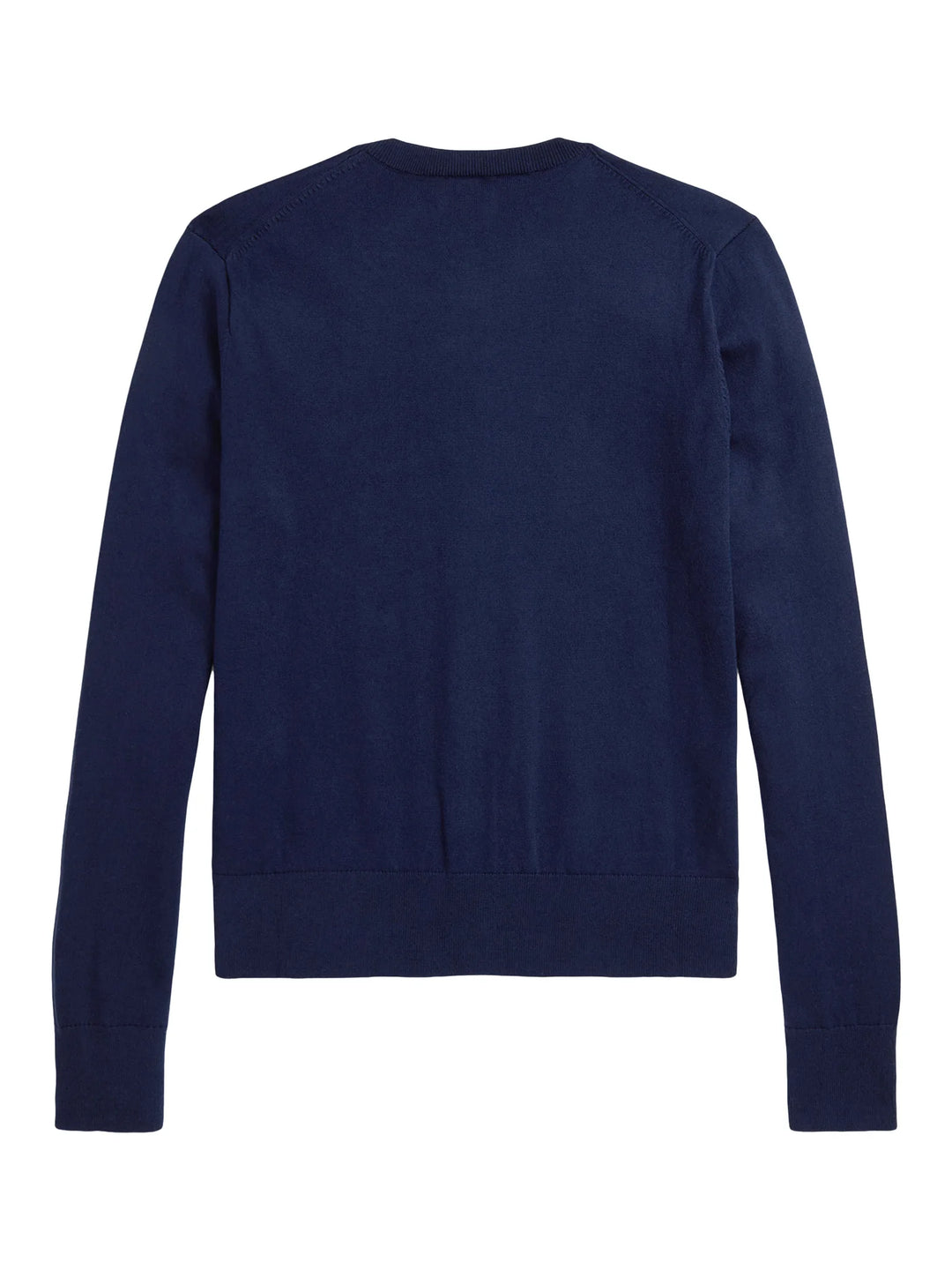 Ralph Lauren Slim Fit Baumwollmix Strickjacke: Bright Navy – alternative Ansicht