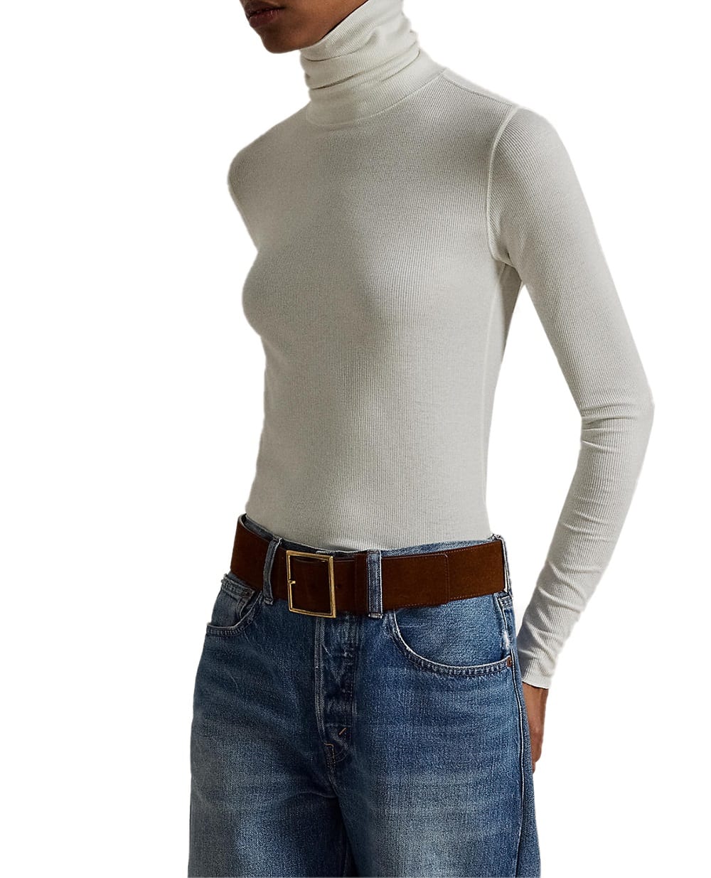 Ralph Lauren Maglia dolcevita donna in tessuto elasticizzato | Nevis – immagine del prodotto 01