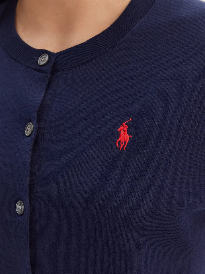 Ralph Lauren Slim Fit Ζακέτα από Μείγμα Βαμβακιού: Bright Navy – εναλλακτική όψη