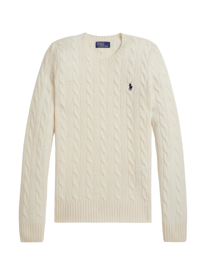 Ralph Lauren Pull Laine-Cachemire: Crème – autre vue